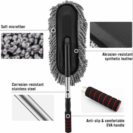 Extendable Microfiber Cleaning Brush and Get Microfiber Roll Worth Rs.599/FREE